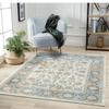 LUXE WEAVERS Patricia Collection 125 Ivory 9x12 Oriental Floral Area Rug view 4