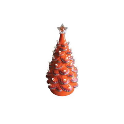 14" Clemson Ceramic Tree