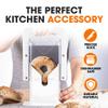 Cheer Collection Guillotine Style Bagel Slicer with Safety Shield - Sharp Serrated Stainless Steel Blade for Cutting Bagels - Fits Bagels up to 2" Thick and 4.5" Diameter view 2