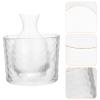 1 Set Ice Bucket Japanese Sake Flagon Sake Bottle Sake Decanter Sake Warm Pot Transparent Decanter Japanese Wine Warmer Sake Pot Ice Container Japanese Wine Decanter view 3