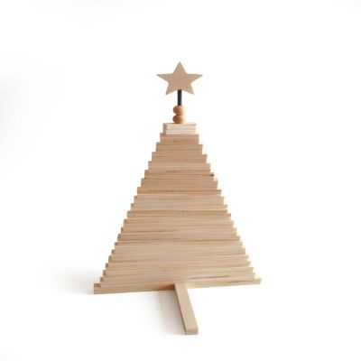 GRAINE CREATIVE DIY Box - My Christmas Tree in Wooden slats - 46 cm