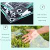 KOOEIN Heavy Duty Tarpaulin,Waterproof Tarpaulin for Gardens,Universal Transparent Tarps,with Grommet,Heat Insulation Awning,Plant Antifreeze Tarpaulin,0.35mm,1.8x3m/5.9x9.8ft view 3