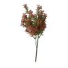 DUO ER 2pcs Artificial Plant Grass Home Office Plant Ornament Wedding Party Plastic Grass Bundle, Rose Red (Color : 03) view 1