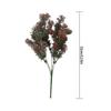 DUO ER 2pcs Artificial Plant Grass Home Office Plant Ornament Wedding Party Plastic Grass Bundle, Rose Red (Color : 03) view 2