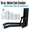 Ansoon Metals Can Crusher & Compactor, Heavy Duty Wall-Mounted Bottle Opener Smashers for 16 oz and 12 oz Aluminum Seltzer, Soda, Beer Cans and Plastic Bottles view 3