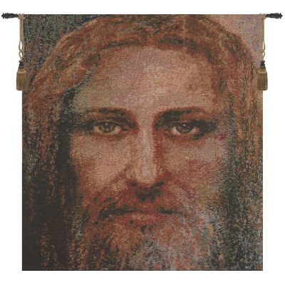 Face Of Christ European Tapestries - 17 in. x 25 in. Cotton/Polyester/Viscose by Charlotte Home Furnishings