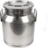 20L Stainless Steel Milk Can Wine Milk Bucket Wine Pail Bucket Milk Can Tote Jug with Sealed Lid Heavy Duty, with Independent Embedded Silicone Sealed Lid (20L) view 1