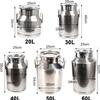 20L Stainless Steel Milk Can Wine Milk Bucket Wine Pail Bucket Milk Can Tote Jug with Sealed Lid Heavy Duty, with Independent Embedded Silicone Sealed Lid (20L) view 3