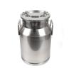 20-60L Stainless Steel Milk Can Wine Milk Bucket Wine Pail Bucket Milk Can Tote Jug with Sealed Lid Heavy Duty, with Independent Embedded Silicone Sealed Lid (40L) view 1
