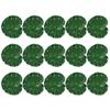Cabilock 15pcs Artificial Lotus Leaves for Decoration Simulation Foliage for Aquariums Lightweight Floating Leaves for Fish Safety view 1