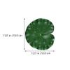 Cabilock 15pcs Artificial Lotus Leaves for Decoration Simulation Foliage for Aquariums Lightweight Floating Leaves for Fish Safety view 3