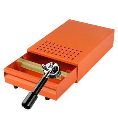 AIZYR Durable Coffee Knock Box, Espresso Knock Box with Knock Bar and Non-Slip Base for Coffee Shops, Milk Tea Shops, Home