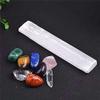 Natural Folk Crafts 7 Chakra Selenite Stick Crystal Sets for Home Decoration view 2