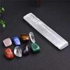 Natural Folk Crafts 7 Chakra Selenite Stick Crystal Sets for Home Decoration view 3
