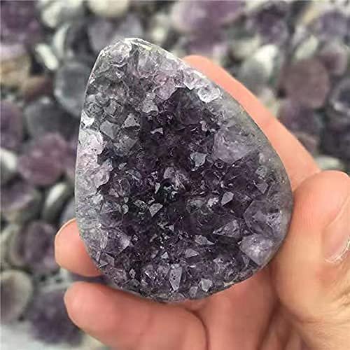 1pc Natural Rough Amethyst Cluster cave Quartz Amethyst geode Gemstone 2.5inch for Decoration