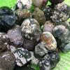 1pc Gemstone Skulls Natural Crystal Hand Carved Moss Agate Mini Skulls 2inch for Home Decoration view 2