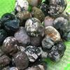 1pc Gemstone Skulls Natural Crystal Hand Carved Moss Agate Mini Skulls 2inch for Home Decoration view 4