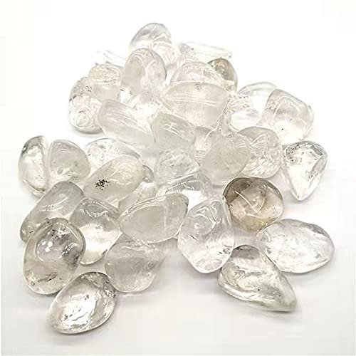 Natural Gravel White Clear Quartz Tumbled Crystals Healing Stones 200g for Home Decoration