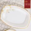 58 Heads Outline In Ceramic Dinner Dish Rice Bowl Soup Bowl Salad Noodles Bowl Plate Dish Bowl Dinnerware Sets Kitchen Tableware view 4