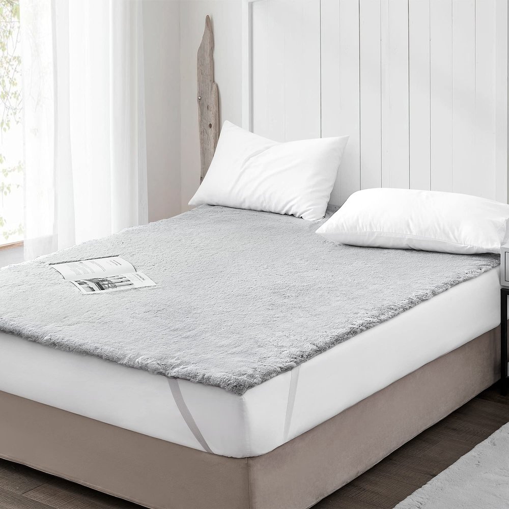 Chunky Bunny - Coma Inducer California King Bed Topper - Glacier Gray