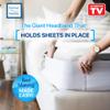 Better Bedder Bed Headband, Fabric Shell of Cotton, Polyester, and Spandex, Bed Making Made Easy, Transforms Any Flat Sheet into A Fitted Sheet, Fits All Mattress Heights- Queen 60 X 80 view 2
