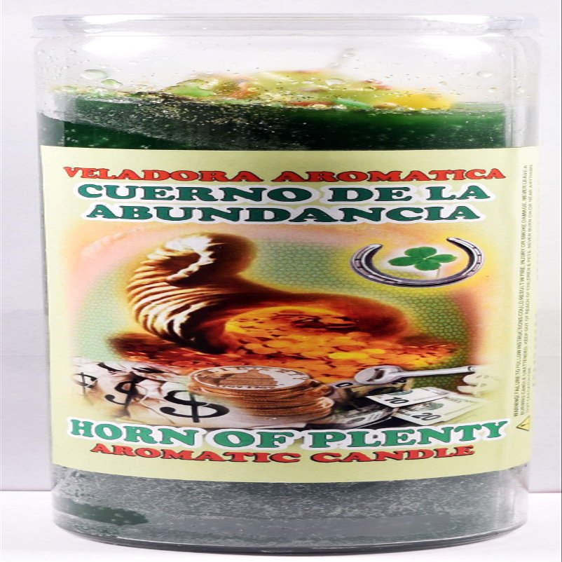 12 Pieces Candle Cocktail Aromatic Horn of Plenty -CUERNO DE LA ABUNDANCIA
