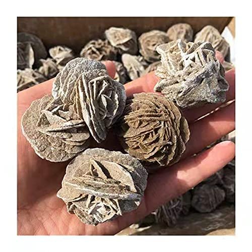 Natural Gemstone raw Desert Rose Rough Crystals Stones for Garden Decoration 4pcs