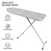 Simplify Ironing Board Cover | Scorch Resistant | Cotton | Thick Padding | Stretch Elastic Fit | Hook and Loop Fasteners | Cover ONLY | Graphite view 2