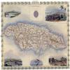 1800'S MAP Jamaica Kingston Antonio Street Bird Eye View REPRO Poster (16 X 24 Image Size Paper) view 1