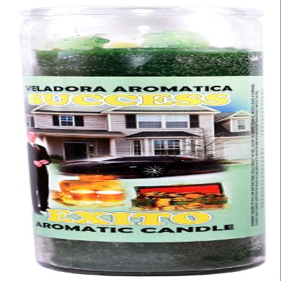 12 Pieces Candle Cocktail Aromatic Vela Success - EXITO Verde