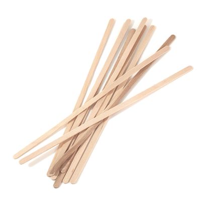 Wooden Coffee Stirrer Sticks 7.5 inch - Bio Degradable, Eco Friendly Beverage Stirrers, Splinter Free Birch Wood - Disposable Drink Stir Sticks for Tea, Beverage, Coffee and Arts & Crafts (5000)