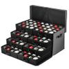 Premium Large Christmas Ornament storage Box, with Side Open, Drawer Style Trays - 3" Compartment, 8 Trays, Keeps 128 Holiday Ornaments & Xmas Accessories, Storage Container Made Of 600D Oxford Fabric view 1