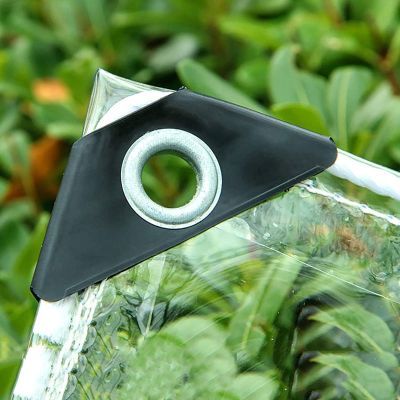 KOOEIN Waterproof Tarpaulin,Transparent Industrial Tarpaulin,Thicked PVC Plastic Tarps,Outdoor Tarpaulin with Grommet,for Boats,Decks,Plants,Anti-uv,Tear-Resistant Tarpaulin,2.5x3m/8.2x9.8ft
