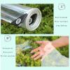 KOOEIN Waterproof Tarpaulin,Transparent Industrial Tarpaulin,Thicked PVC Plastic Tarps,Outdoor Tarpaulin with Grommet,for Boats,Decks,Plants,Anti-uv,Tear-Resistant Tarpaulin,2.5x3m/8.2x9.8ft view 4