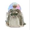 Windy Hill Collection 14" Inch Standing Coastal Aquamarine Fiber Optic Angel Lighted LED Christmas Tree Topper or Table Top 594126 view 1