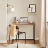 WOHOMO Folding Desk for Small Spaces, 31.5 Inch Foldable Computer Desks, Small Desk for Home Office, Study, Bedroom, Space Saving Writing Work Computer Table, Easy to Fold, Rustic Walnut view 4
