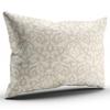 XIUBA Throw Pillow Covers Case Beige Classic Damask Decorative Pillowcase Cushion Cover 20X30 inch Queen Size Double Sided Design Printed view 2