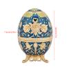 Pop up Case Automatic Toothpick Holder Toothpick Container desktop ornament for Home Decoration(Jinlan Jinhua, Blue) view 3