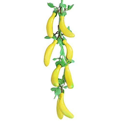 DUO ER Artificial Vine Fruit Vegetable Shape Hanging Vine Artificial Wall Plant (Color : Mint Green)