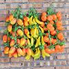 DUO ER Artificial Vine Fruit Vegetable Shape Hanging Vine Artificial Wall Plant (Color : Mint Green) view 2
