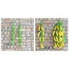 DUO ER Artificial Vine Fruit Vegetable Shape Hanging Vine Artificial Wall Plant (Color : Mint Green) view 4