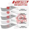 3D Airclean Dust Bags Replacement for Mie.le FJM Compact C2 Compact C1 Complete C1 S241 S290 S300i S500 S700 S4 S6 Series (Pack of 20) with 5 Motor Protection Filters 5 Air.Clean Filters view 2