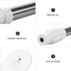 1Pc shower curtain rod clothes drying rod spring tension corner adjustable clothing Stainless steel Metal view 4