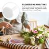 100 Pcs Flower Bouquet Holder Floral Fruit Trays Flower Packing Support for Chocolate Candy Truffle view 4