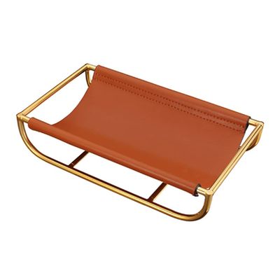 VOSAREA 1pc and Leather Key Storage Organizer Chic Desktop Decor for Keys Jewelry and Cosmetics Elegant Entryway