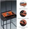 VOSAREA 1pc and Leather Key Storage Organizer Chic Desktop Decor for Keys Jewelry and Cosmetics Elegant Entryway view 3