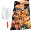 Wakauto Material Bbq Net Clamp Barbecue Clip for Steak Fish Outdoor Barbecue Easy to Clean Camping Picnic view 4