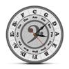 Bass Clef Circle of Fifths Worksheet Wall Clock Home Dcor Music Key Harmony Theory Wall Watch Musician Composer Artist Gift(No Frame) view 1