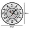 Bass Clef Circle of Fifths Worksheet Wall Clock Home Dcor Music Key Harmony Theory Wall Watch Musician Composer Artist Gift(No Frame) view 2