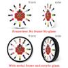 12 Colorful Nail Beauty Salon Wall Clock with Manicure Pedicure Nail Wall Art Nail Salon Studio Decor Technician Gift(No Frame) view 4